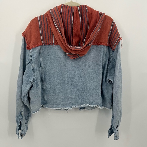 Free People Baja denim hooded jacket - Picture 3 of 14